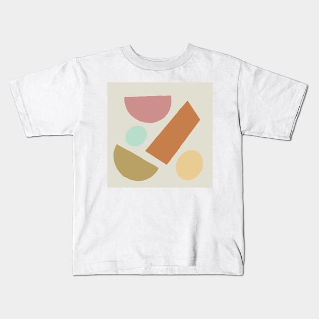 Natural geometry Kids T-Shirt by ghjura